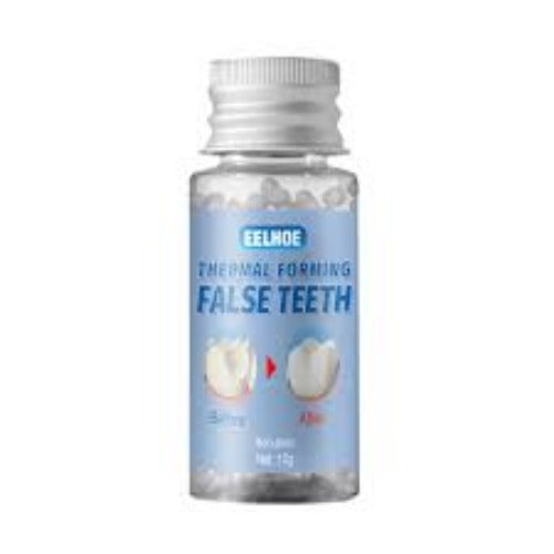 EELHOE Thermal Forming False Teeth for Fix Filling the Missing Broken Tooth and Gaps Moldable Thermal Beads Replacement Kit