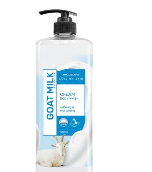 Watsons Goat Milk Cream Body Wash (1000ml)