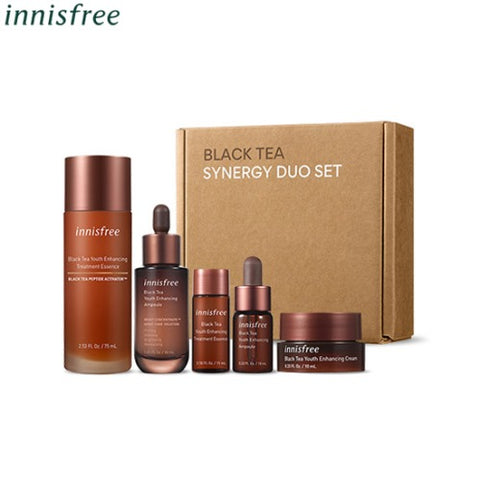 Innisfree Black Tea Synergy Duo SET (Essence, Ampoule)