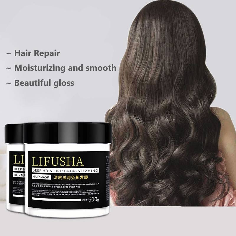 Lifusha Deep Moisturize Non-steaming Treatment Hair Mask 500g Deep Nou 