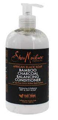 Shea Moisture African Black Soap Bamboo Charcoal Deep Cleansing Shampoo / Conditioner 384ml