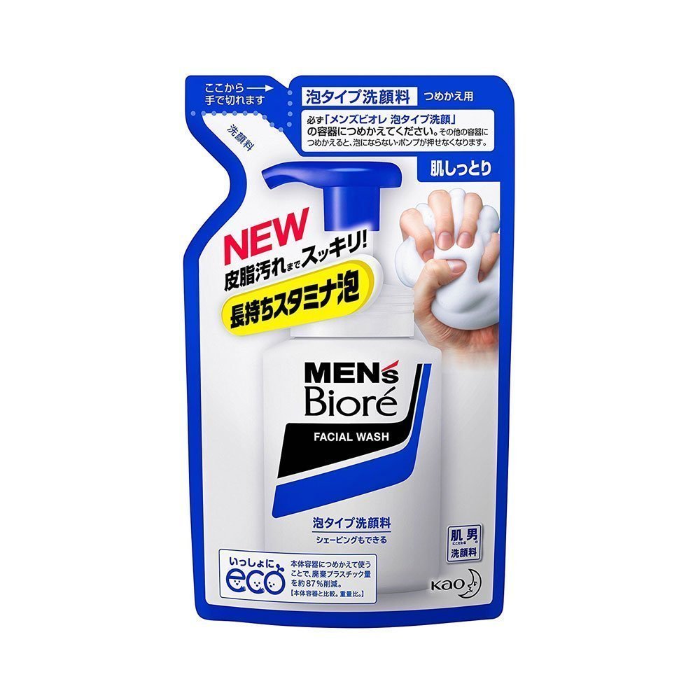 Men's Biore Foam Type Face Wash Body 150ml