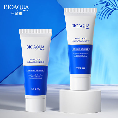 BIOAQUA Whitening Facial Cleanser Brightening Dark Skin Deep Cleaning Oil Control Hydrating 60g