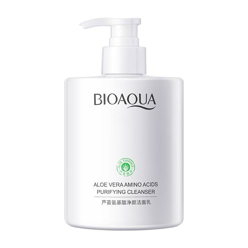 BIOAQUA Aloe Vera Amino Acids Deep Cleansing Moisturizing Purifying Cleanser 500g