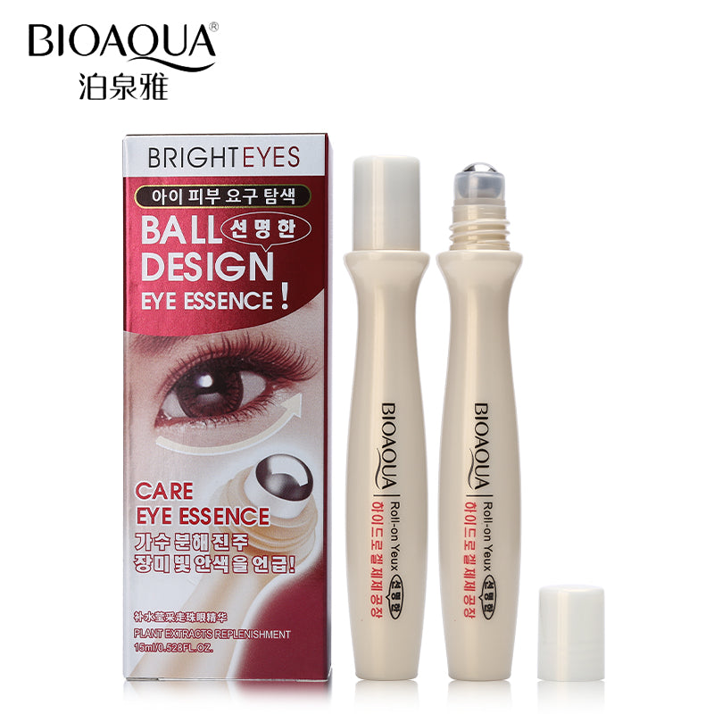 BIOAQUA Collagen Moisturizing Eye Cream Roll Ball Massage Eye Essence Anti Wrinkle Remove Dark Circles Eye Cream 15ml