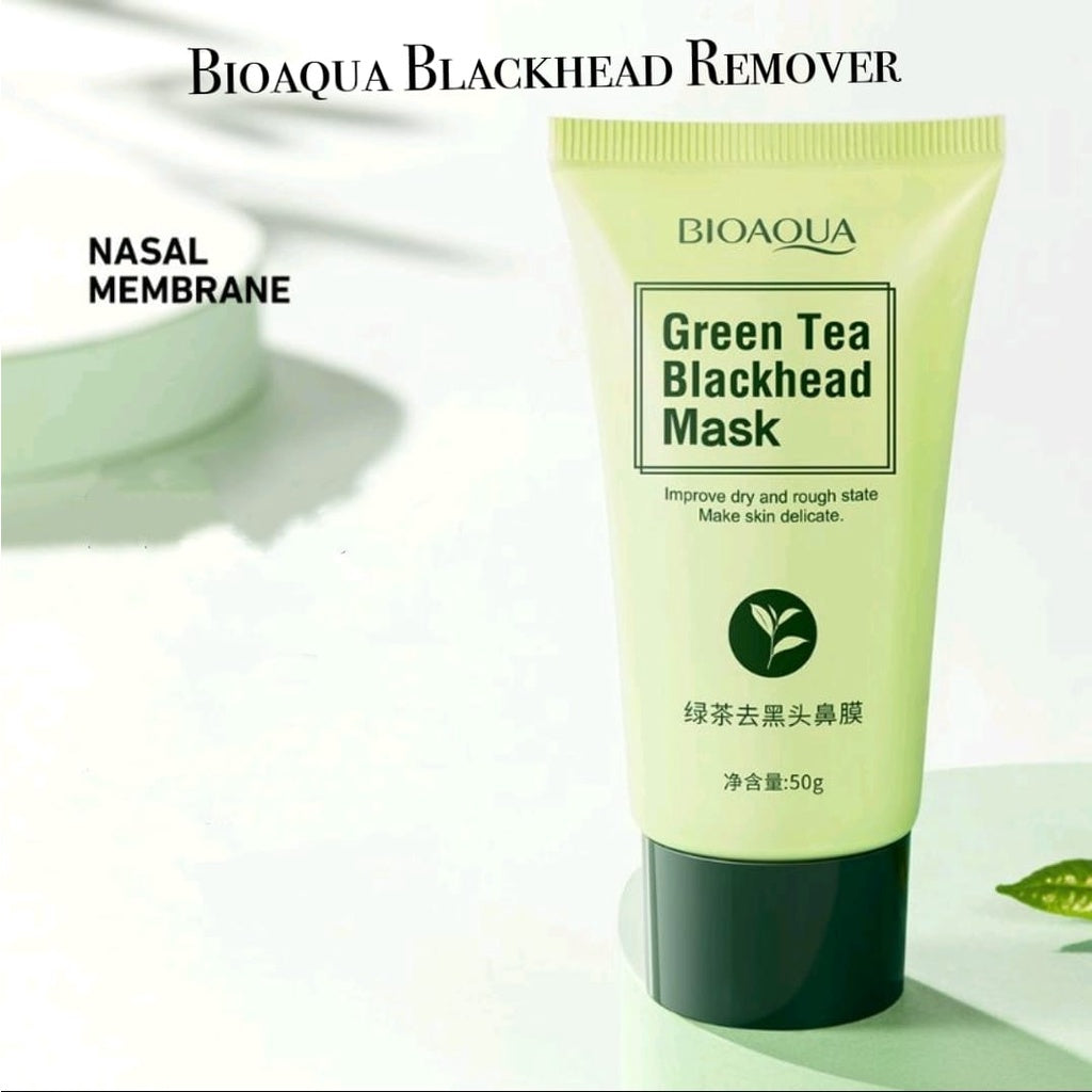 Bioaqua Green Tea Blackhead Mask - Black head remover 50g