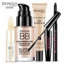 BIOAQUA Makeup Set Lip Balm BB Cream Eyebrow Pencil Mascara Cream Base