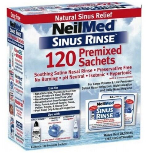 NEILMED SINUS RINSE 120 PREMIXED SACHETS