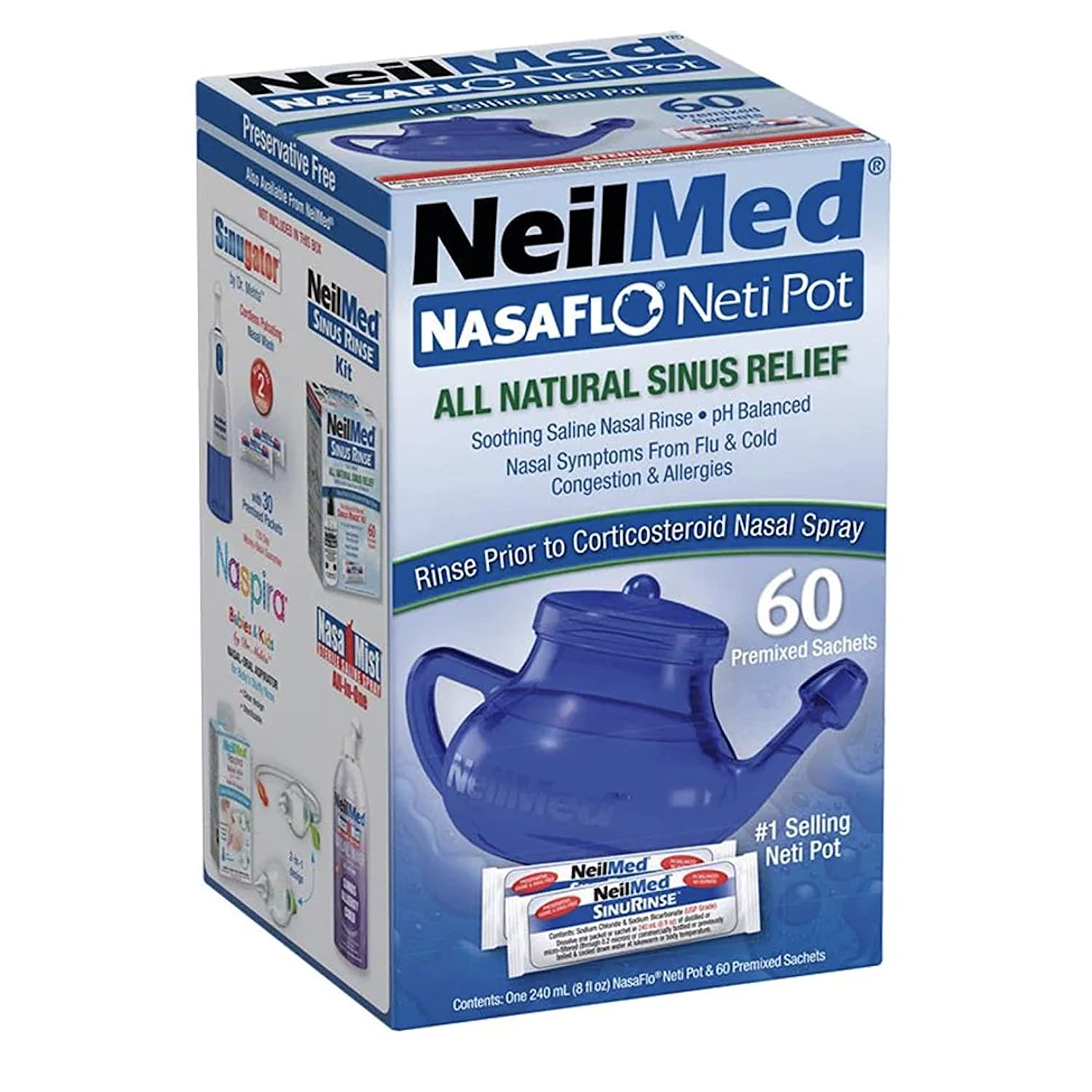 NEILMED NETI POT + 60 MIXTURE SACHET