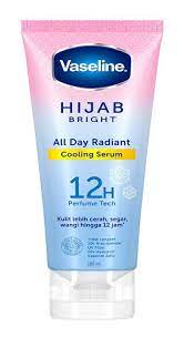Vaseline Hijab Bright Cooling Body Serum 180m-Body Care All Day Radiant Long Lasting Fragrance