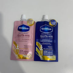 Vaseline Gluta-Hya Serum Burst 30ml body lotion dewy radiance 10x/overnight body lotion brightens and moisturizes the skin