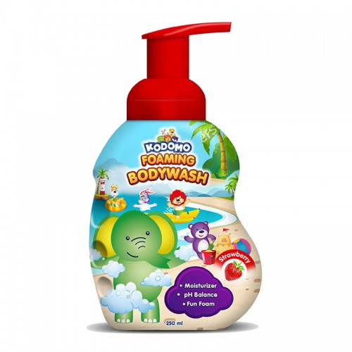 Kodomo body wash strawberry 250ml