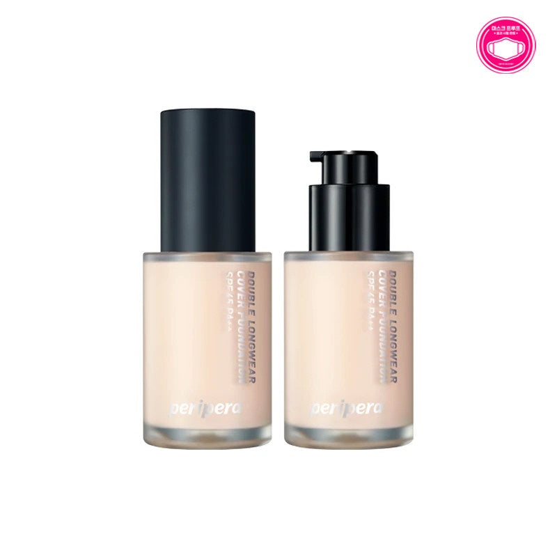 PERIPERA Double Longwear Cover Foundation - 3 Shades