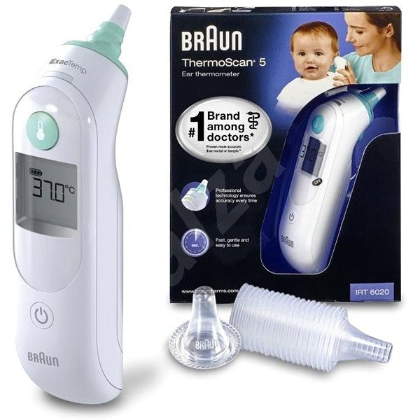 Braun ThermoScan 5/ 7 Infrared Ear Thermometer (IRT6510/ IRT6520/ IRT6030)