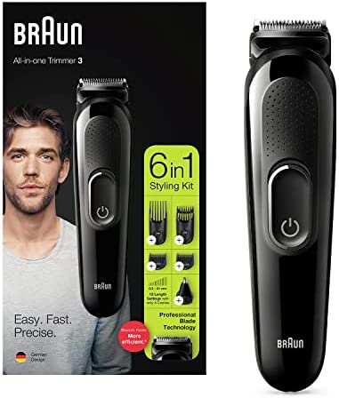 BRAUN 6-in-1 Multi Kit Beard Trimmer MGK3221 | REMINGTON Durablade Beard Trimmer MB050