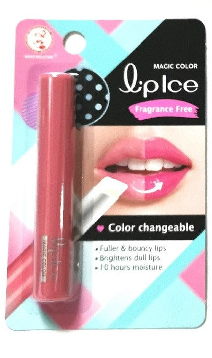 LIPICE Magic Color 2g Color Changeable ! ( Fragrance-Free / Strawberry )