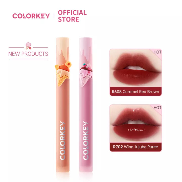 Colorkey Ice Cream Series Matte / Glossy Liquid Lipstick