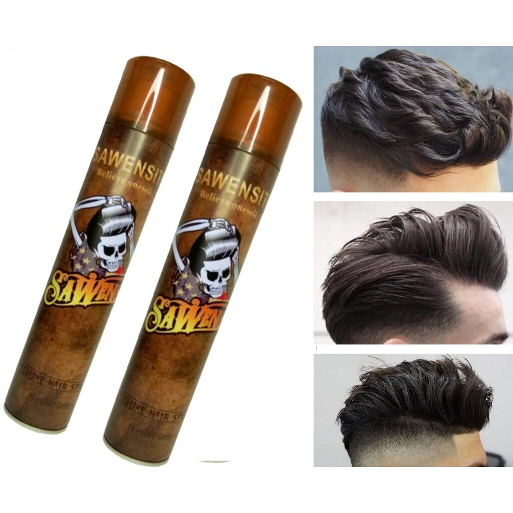 [LONG LASTING HAIR SPRAY] Extra Hold Men's Hair Spray Sawensito Suavecito Pomade Deluxe Hair Spray 400ml