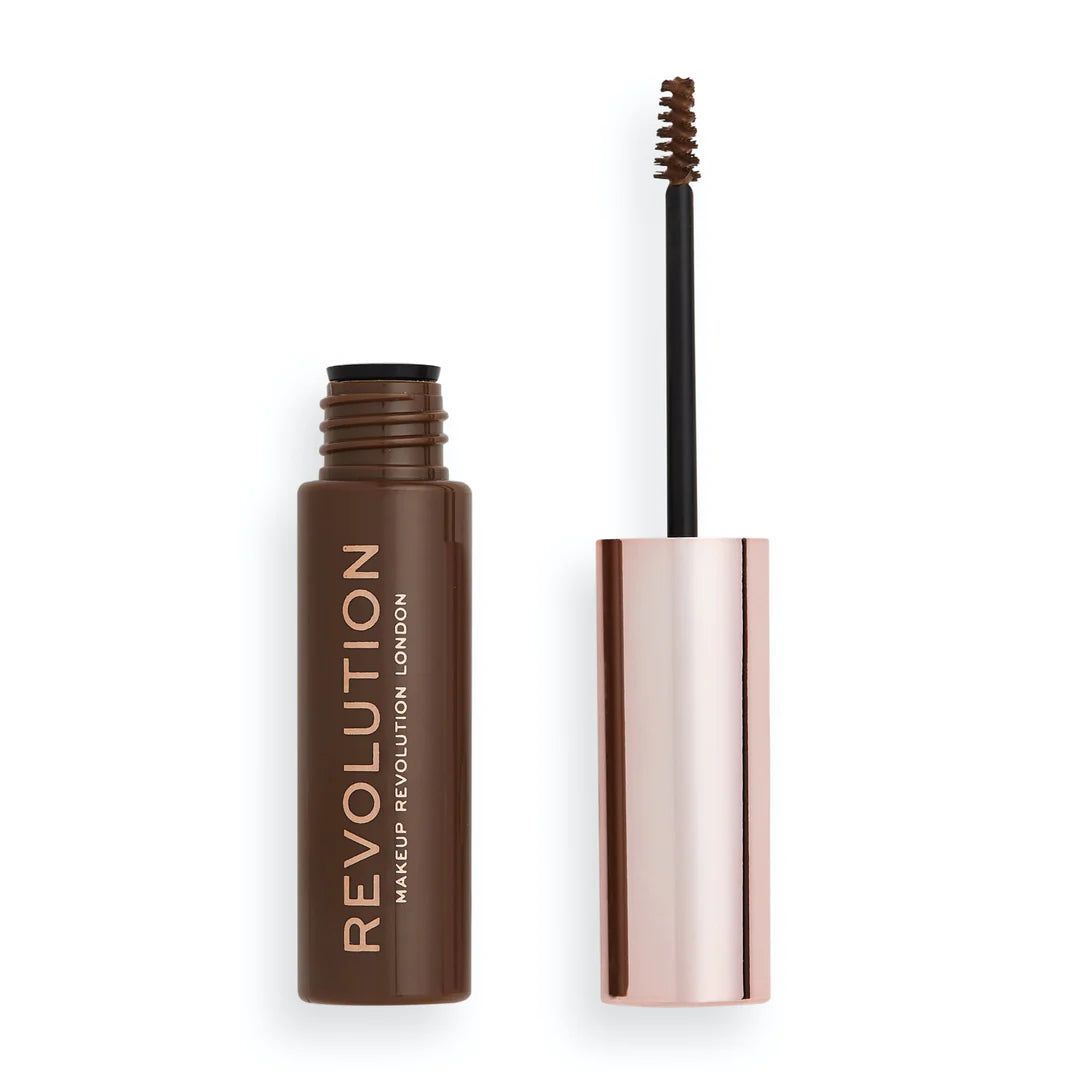 Revolution Brow Gel Medium Brown 6ml