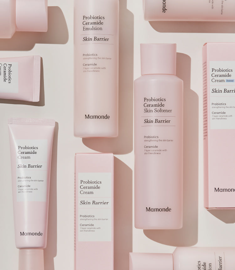 Mamonde Probiotics Ceramide Skin Softener / Emulsion / Cream / Intense Cream - Moisturizing, Skin Barrier Strengthening & Sensitive