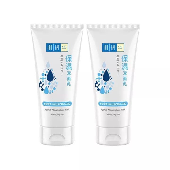 Hada Labo Hydra & Whitening Face Wash (Super Hyaluronic Acid) Twin Pack