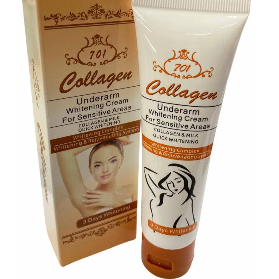 Original 701 Collagen Underarm Whitening Cream For Sensitive Area Dark Spot 50g