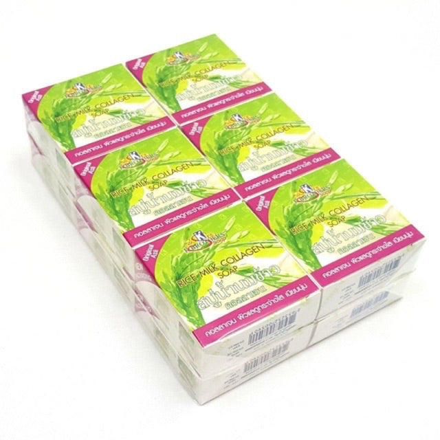 Rice Milk Collagen Soap 1set 12pcs Rice Milk Collagen Soap