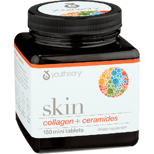 [Youtheory] Skin Collagen + Ceramides, 150 Mini Tablets