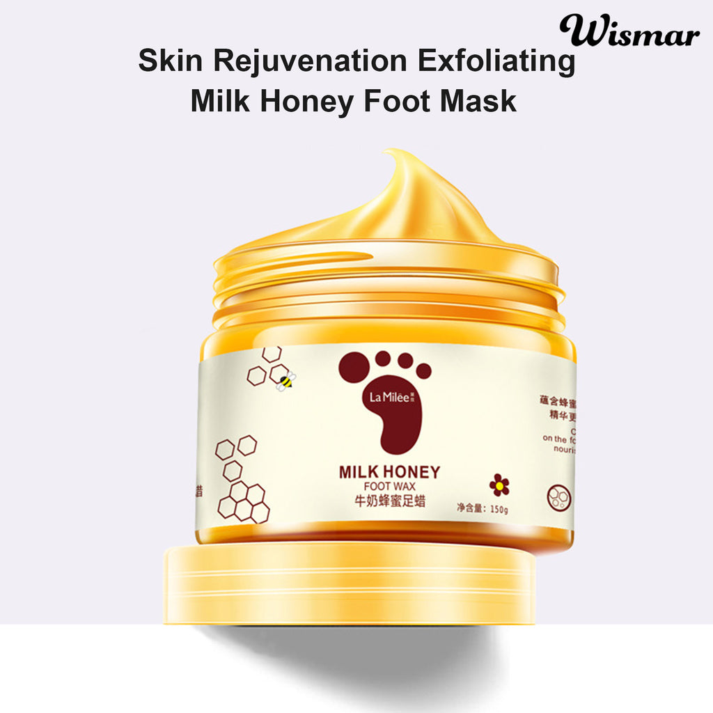 WISMAR La Milee Skin Rejuvenation Anti-dry Hydrating Exfoliating Milk Honey Foot Cover