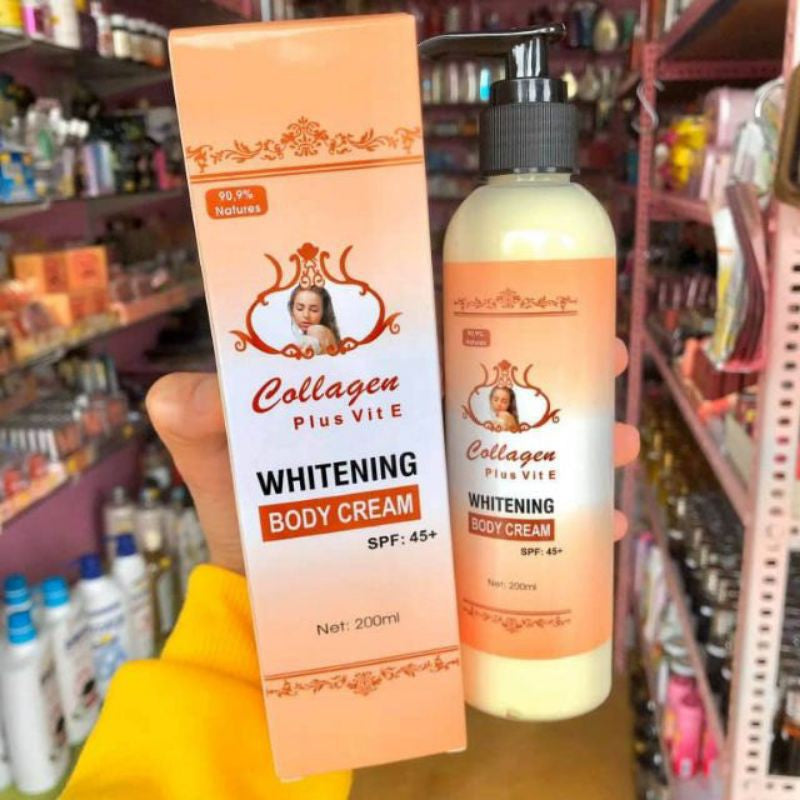 Collagen Plus Vit-E Whitening Body Cream Spf15+++ 200ml