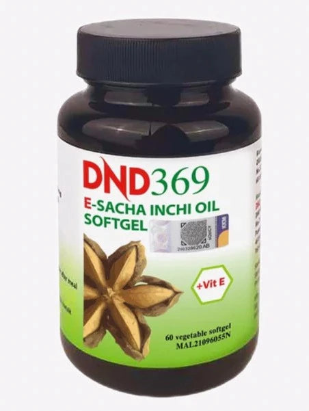 DND369 SACHA INCHI VEGE SOFTGEL - Omega 3, 6, 9, Anti-Radang
