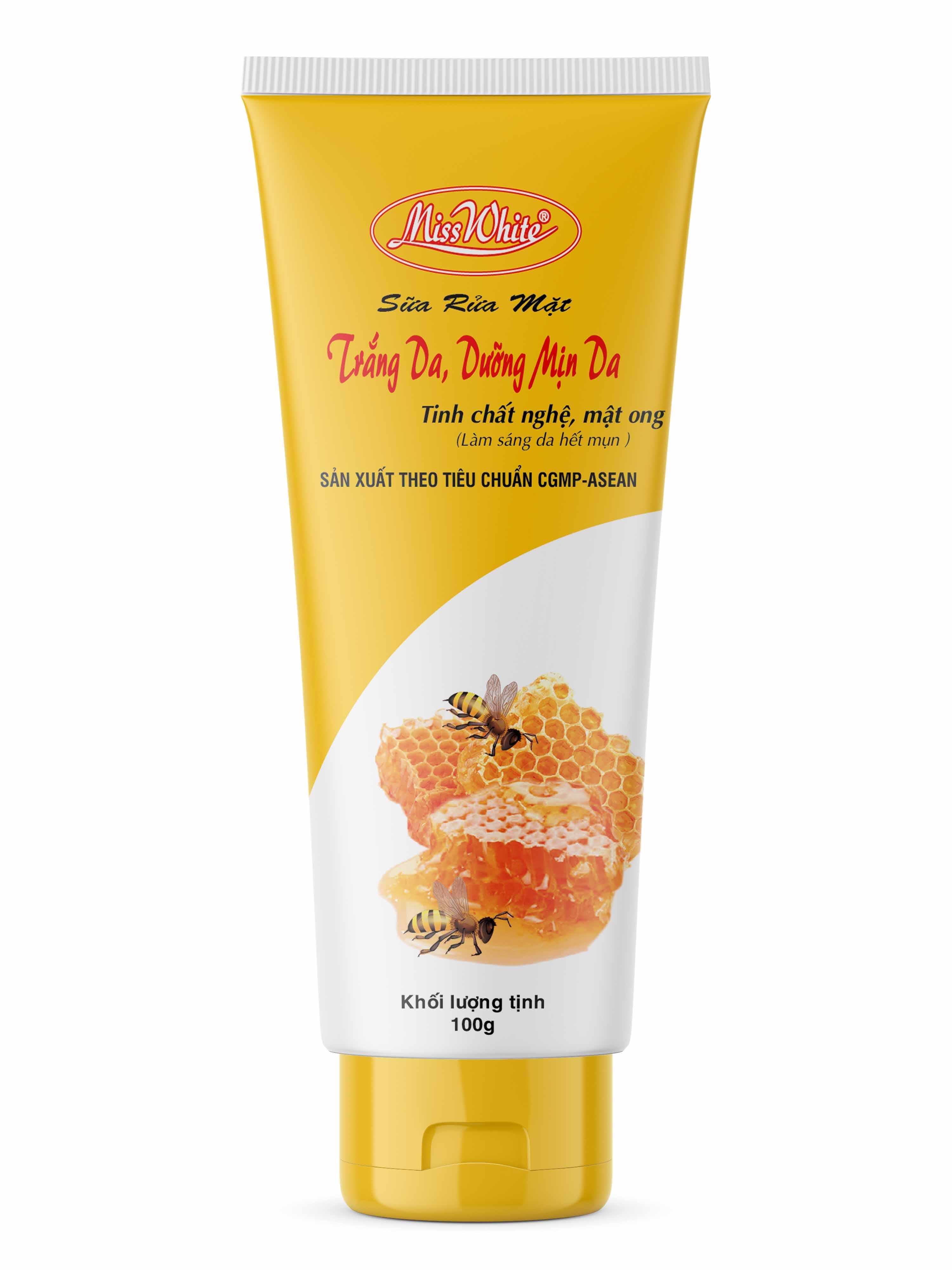 Miss WHITE Honey Turmeric Essence Cleanser 100g