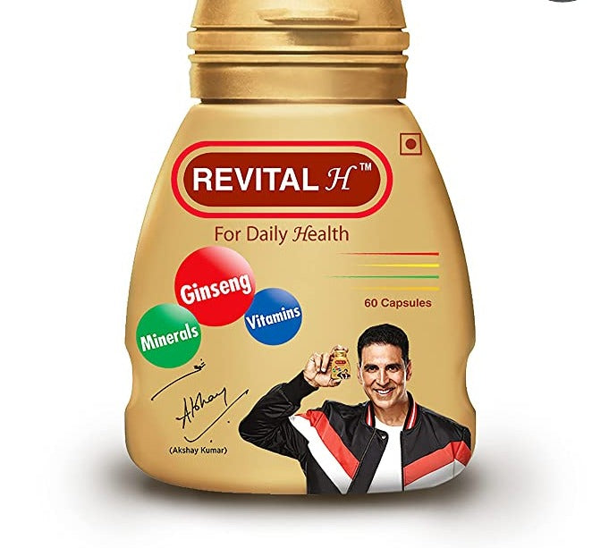 Revital H For Daily Health Highly Enriched In Minerals, Vitamins & Ginseng 10 capsule