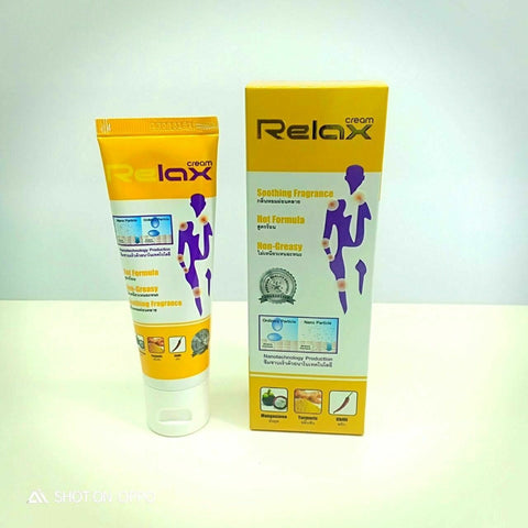 Relax cream thai herbal hot formula joint muscular pain relief 50g