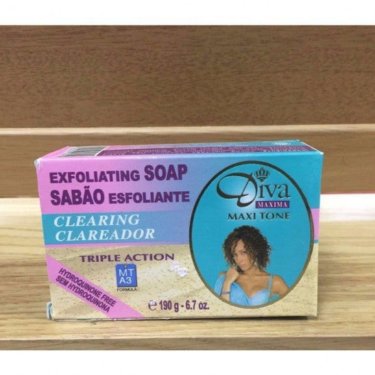 Diva Maxima Maxi Tone Exfoliating Clearing Soap 190g