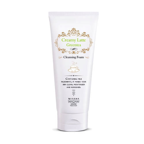 Missha Creamy Latte Foam Cleanser Green Tea 172ml