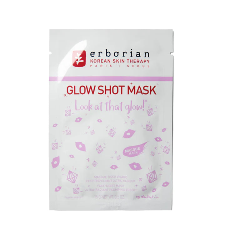 Erborian Glow Shot Moisturising Sheet Mask 1pc