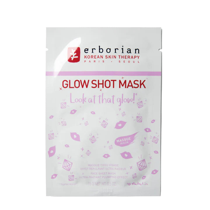 Erborian Glow Shot Moisturising Sheet Mask 1pc