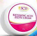 SCD Retinoic Acid 0.25% Cream 10g