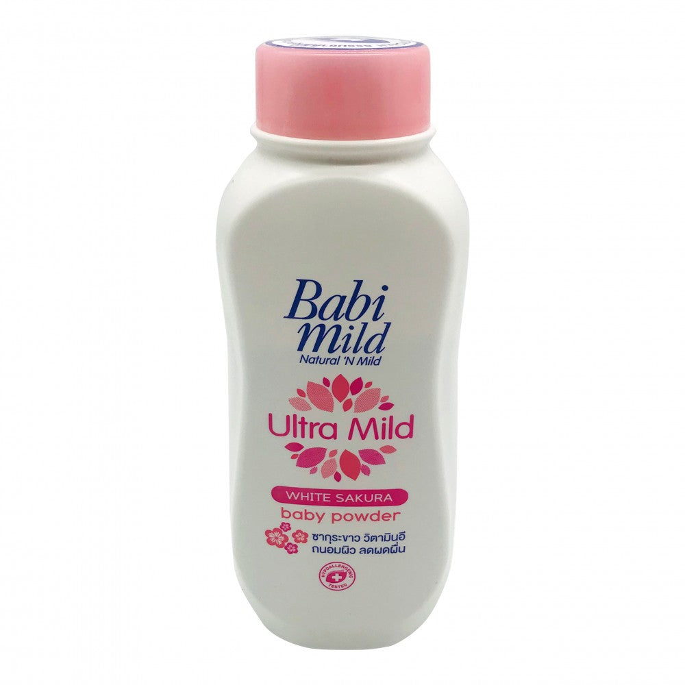 Babi Mild White Sakura Baby Powder 380g