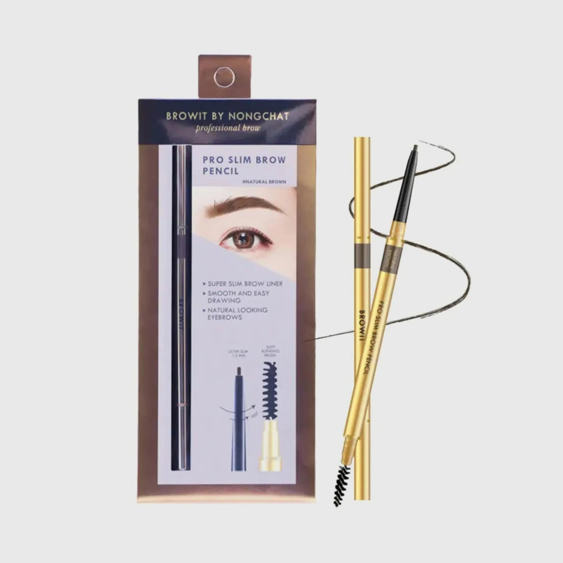 Browit Slimbrow Pencil #Natural Brown