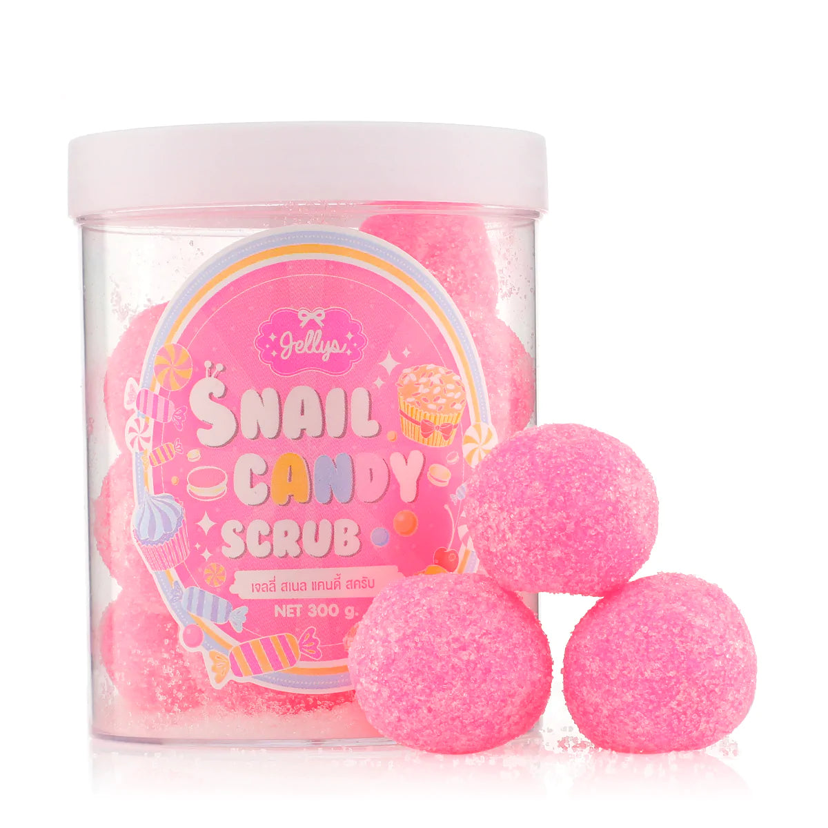 Jellys Snail Candy Scrub 300g