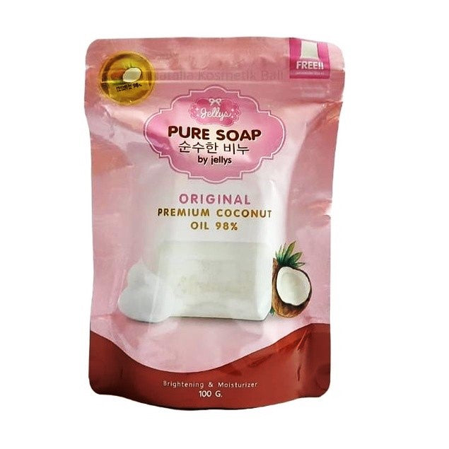 Jellys Pure Coconut Soap 100g