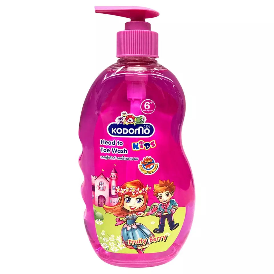 Kodomo Fruity Berry Kids Head To Toe Wash 200ml