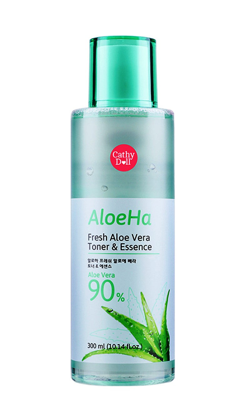 Catho Doll Aloeha 90% Fresh Aloe Vera Toner & Essence 300ml