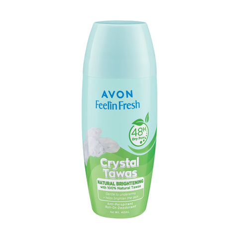 Avon Feelin Fresh Crystal Tawas Roll ON 40ml