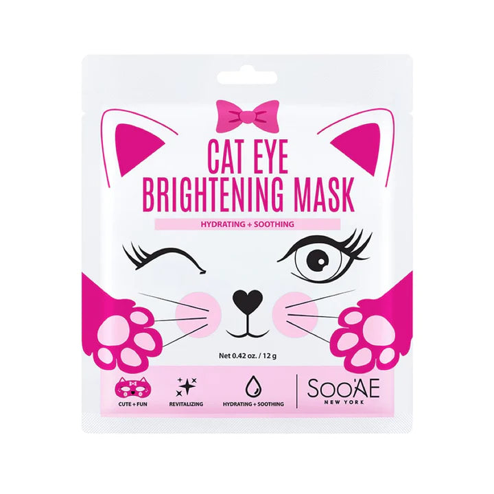 Soo'Ae Brightening Eye Sheet Mask Cat 1pc