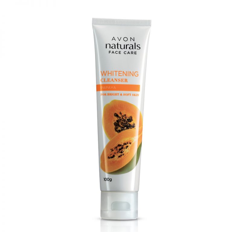 Avon Naturals Face Care Whitening Cleanser Papaya 100g