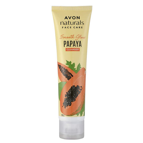 Avon naturals face care papaya cleanser 100g