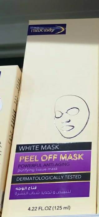 Max Lady White Mask Peel Off Mask 125ml